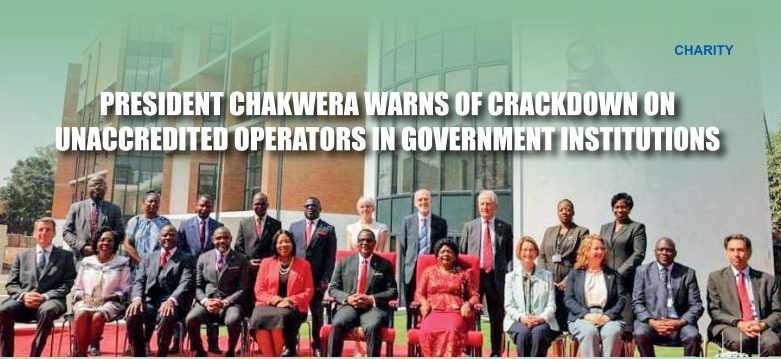 President Chakwera Warns of Crackdown on Unaccredited Operators in Government Institutions